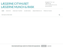 Tablet Screenshot of laegerne-cityhuset.dk